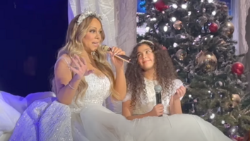 Mariah Carey Sings Duet with Daughter Monroe at Christmas Concert in Toronto